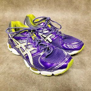 Limited Edition Asics Womens Gel Nimbus 14 T295N Size 8.5 Purple Running Shoes